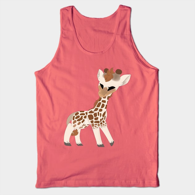 Giraffe! Tank Top by Waffles and Zora!